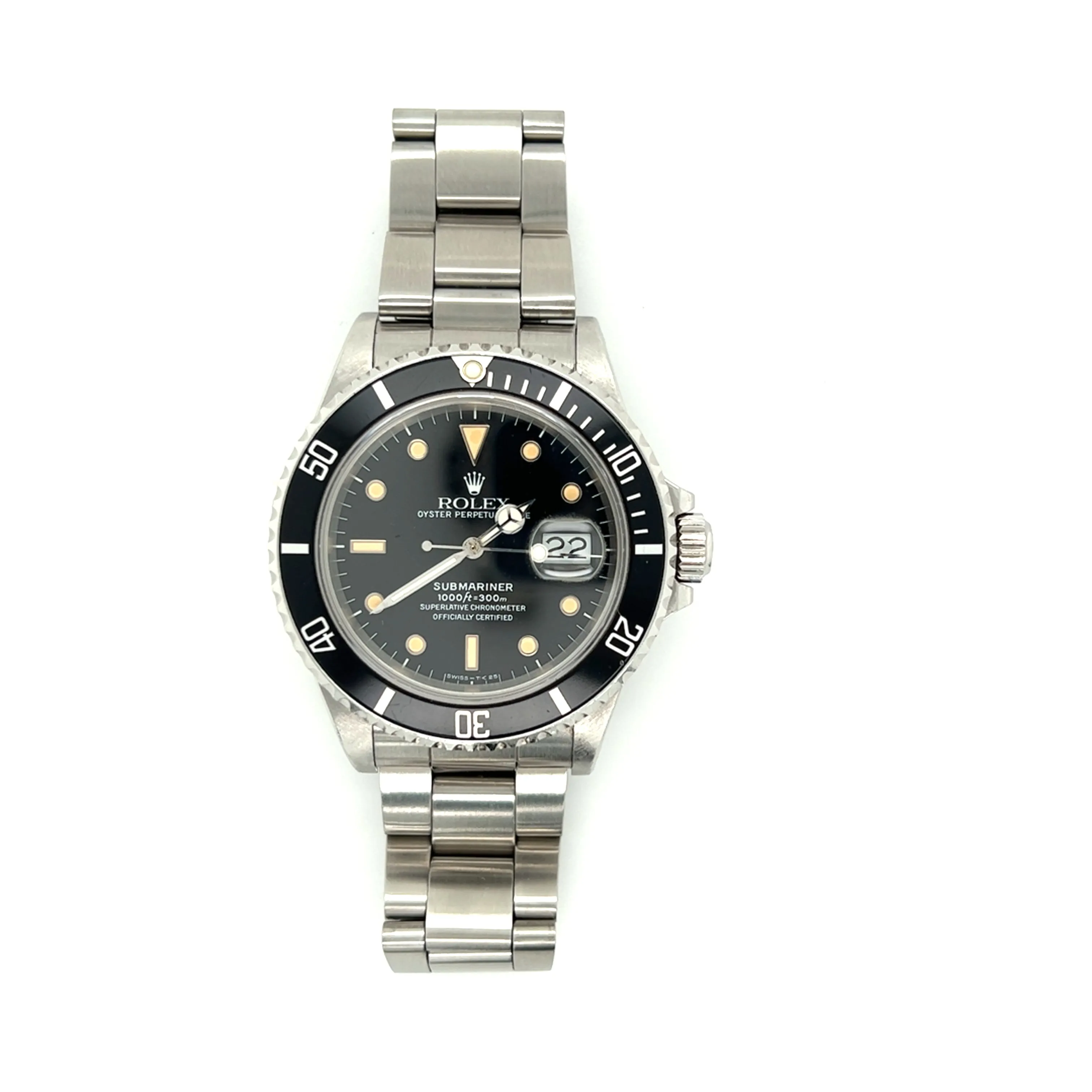 1987 Rolex Submariner ref 16,8000-2