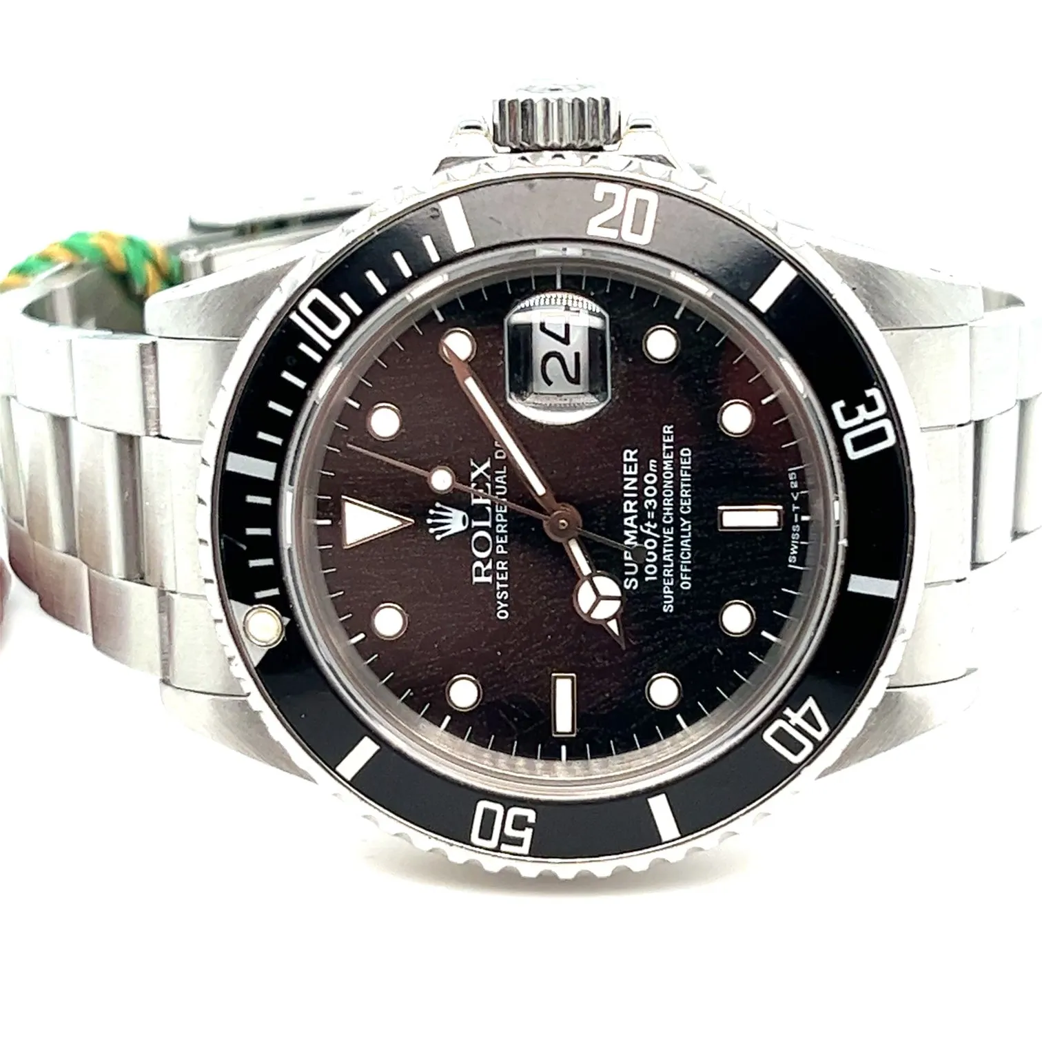 1988 Rolex Submariner ref 16,8000 Star Dust Dial