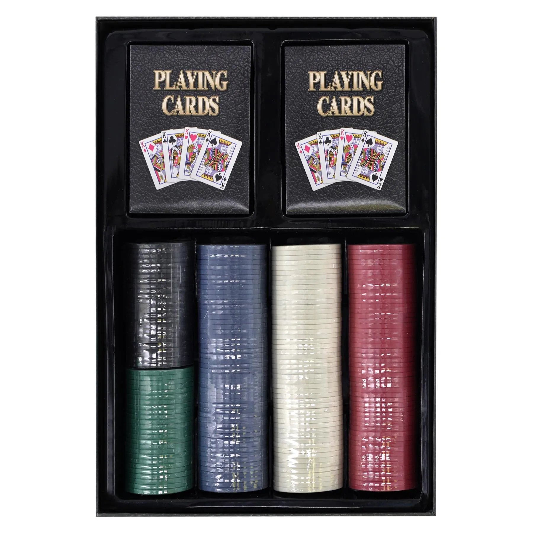 2 in 1 Texas Hold'em & Blackjack Set