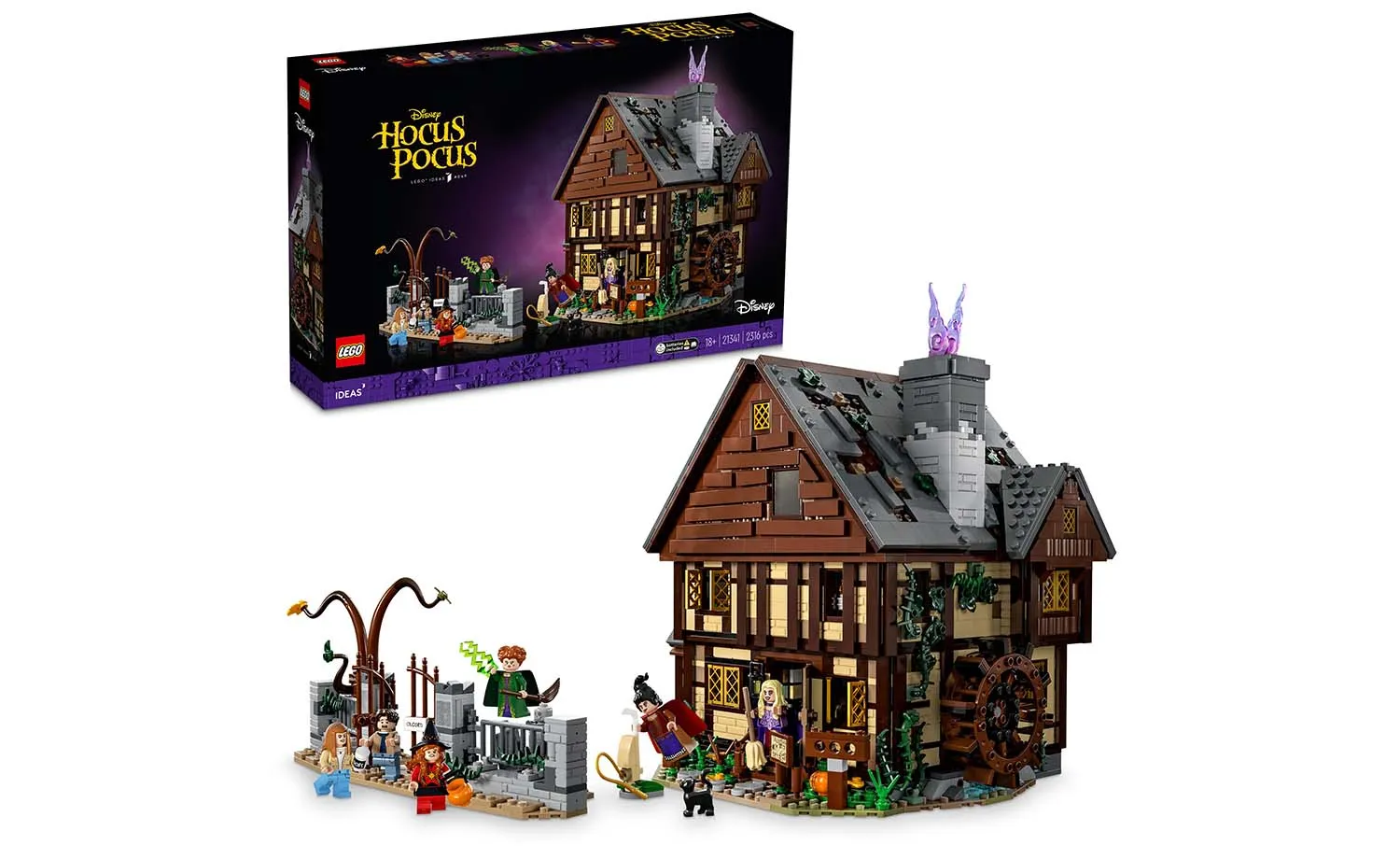 21341 | LEGO® Ideas | Disney Hocus Pocus: The Sanderson Sisters' Cottage