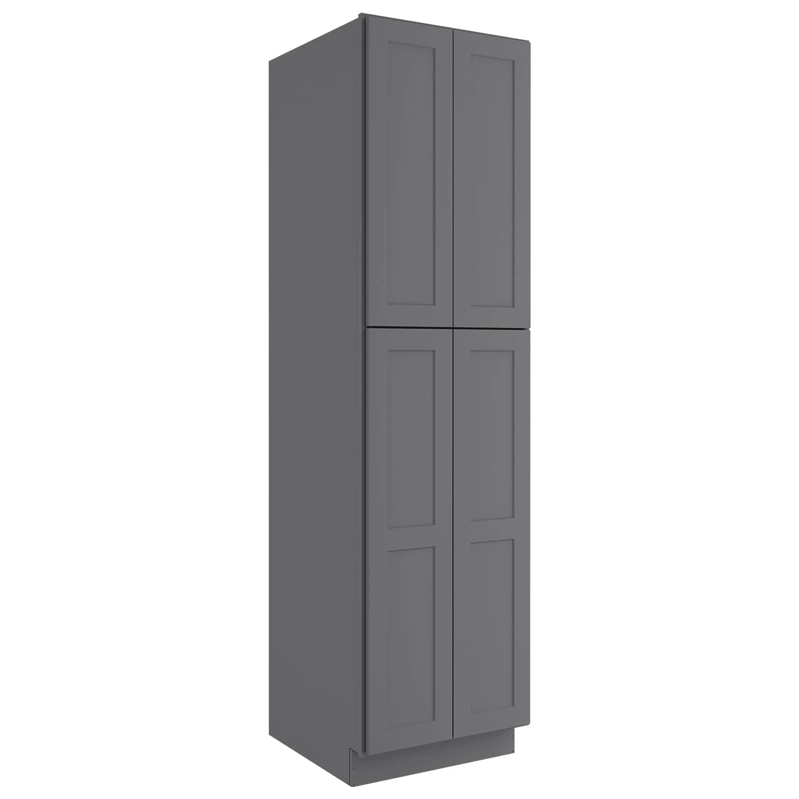 24"D*24"W*90"H Birch Solid Wood Pantry Tall Storage Cabinet U249024