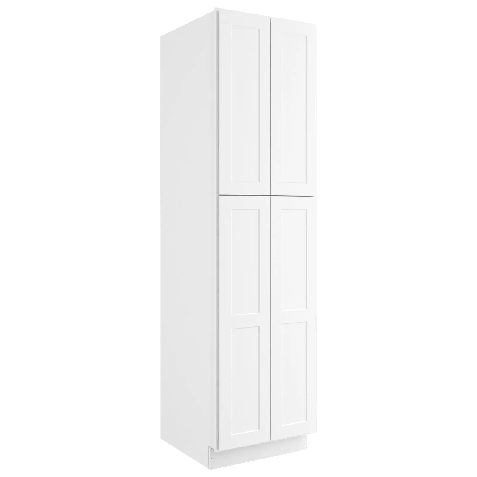 24"D*24"W*90"H Birch Solid Wood Pantry Tall Storage Cabinet U249024