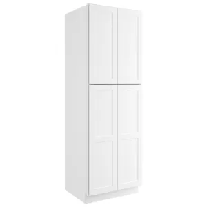 24"D*30"W*90"H Birch Solid Wood Pantry Tall Storage Cabinet U309024