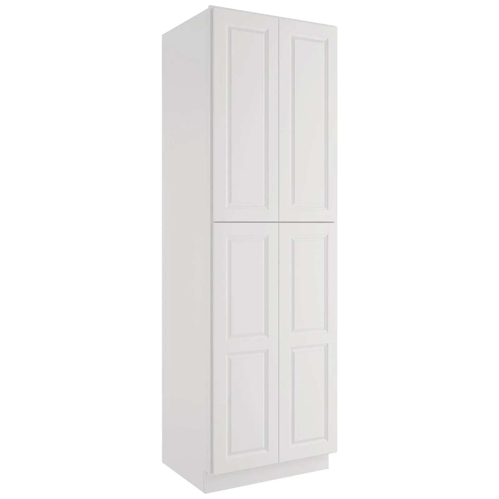 24"D*30"W*96"H Birch Solid Wood Pantry Tall Storage Cabinet U309624