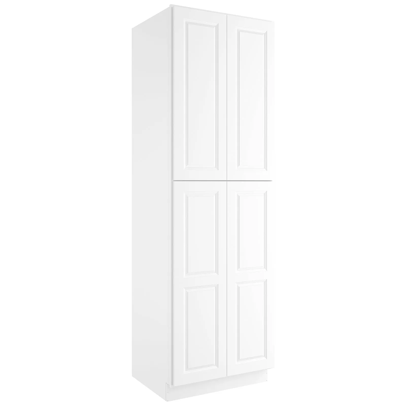 24"D*30"W*96"H Birch Solid Wood Pantry Tall Storage Cabinet U309624