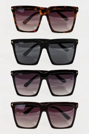 Acetate Square T-Hinge Sunglasses