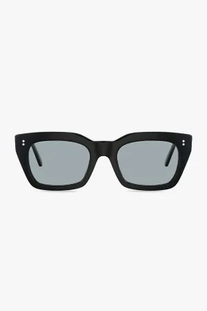 Antagonist Black Square Sunglasses