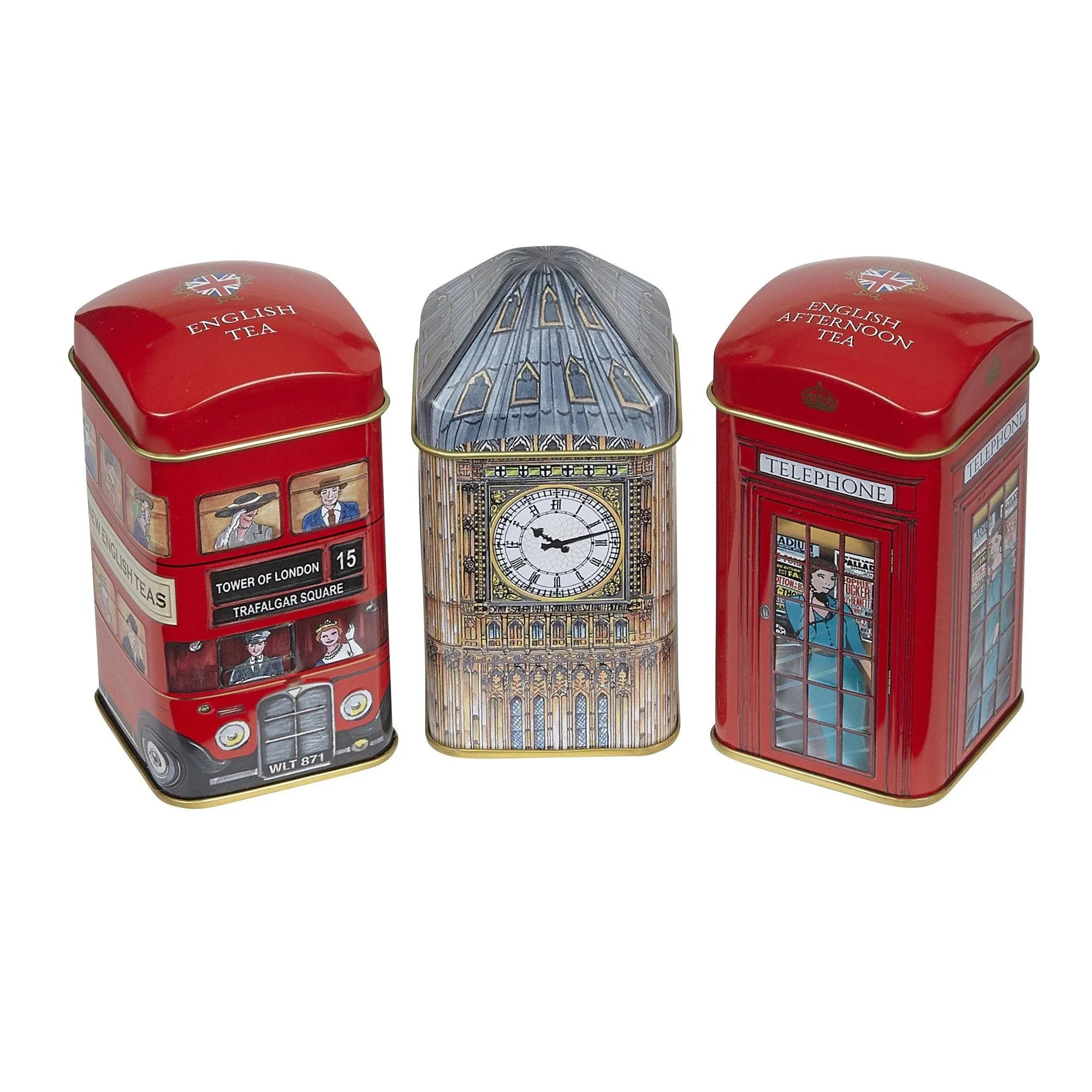 Big Ben Heritage Tea Selection Triple Mini Tea Tin Gift Pack