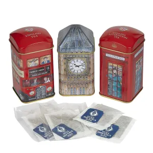 Big Ben Heritage Tea Selection Triple Mini Tea Tin Gift Pack