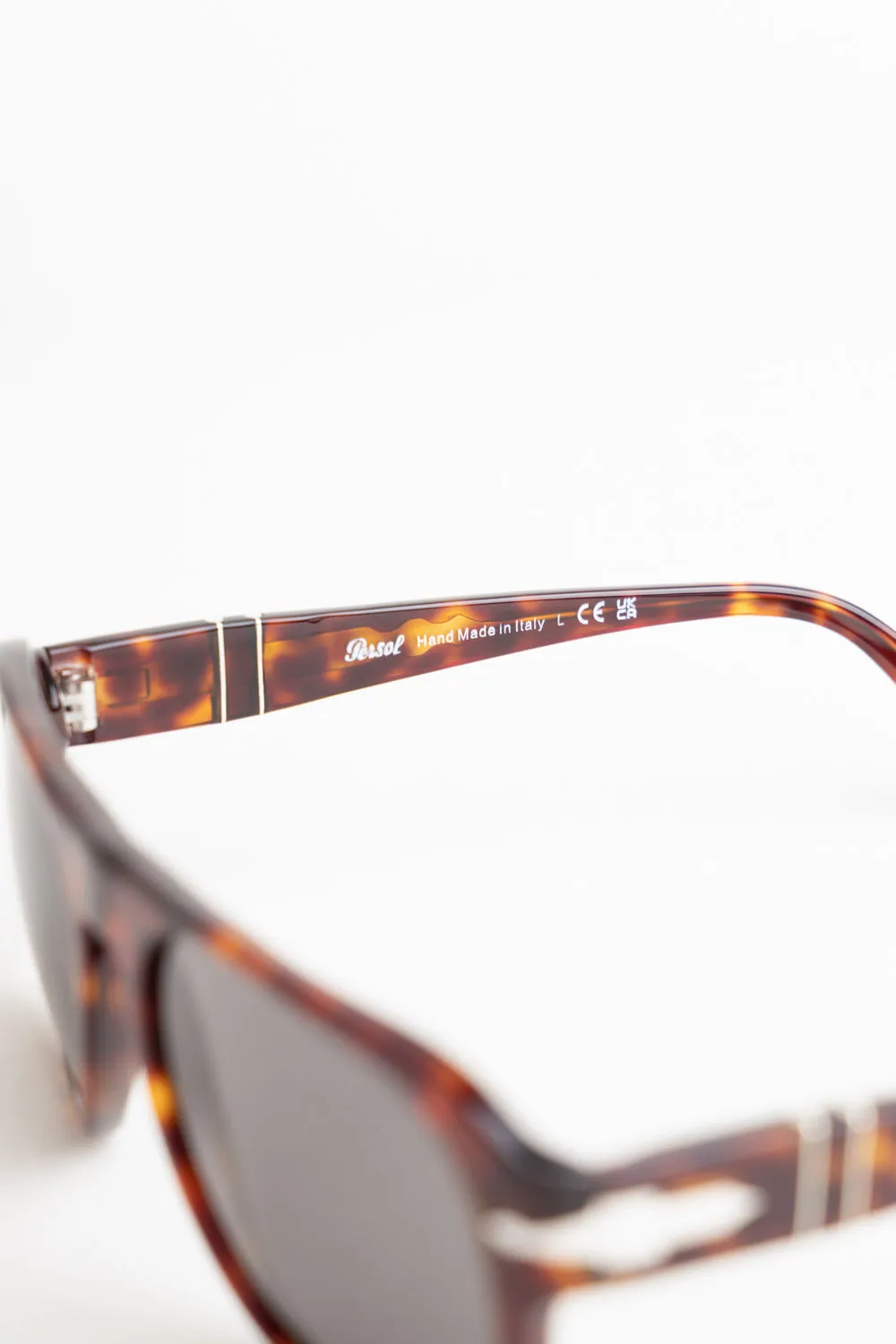 Black Havana Squared Pilot Sunglasses