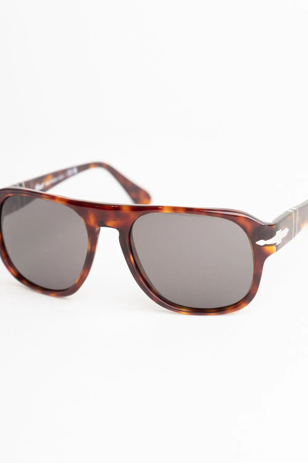 Black Havana Squared Pilot Sunglasses