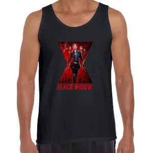 Black Widow Movie Tee Action Marvel Adventure Superhero Adult Gift Unisex Tank Top