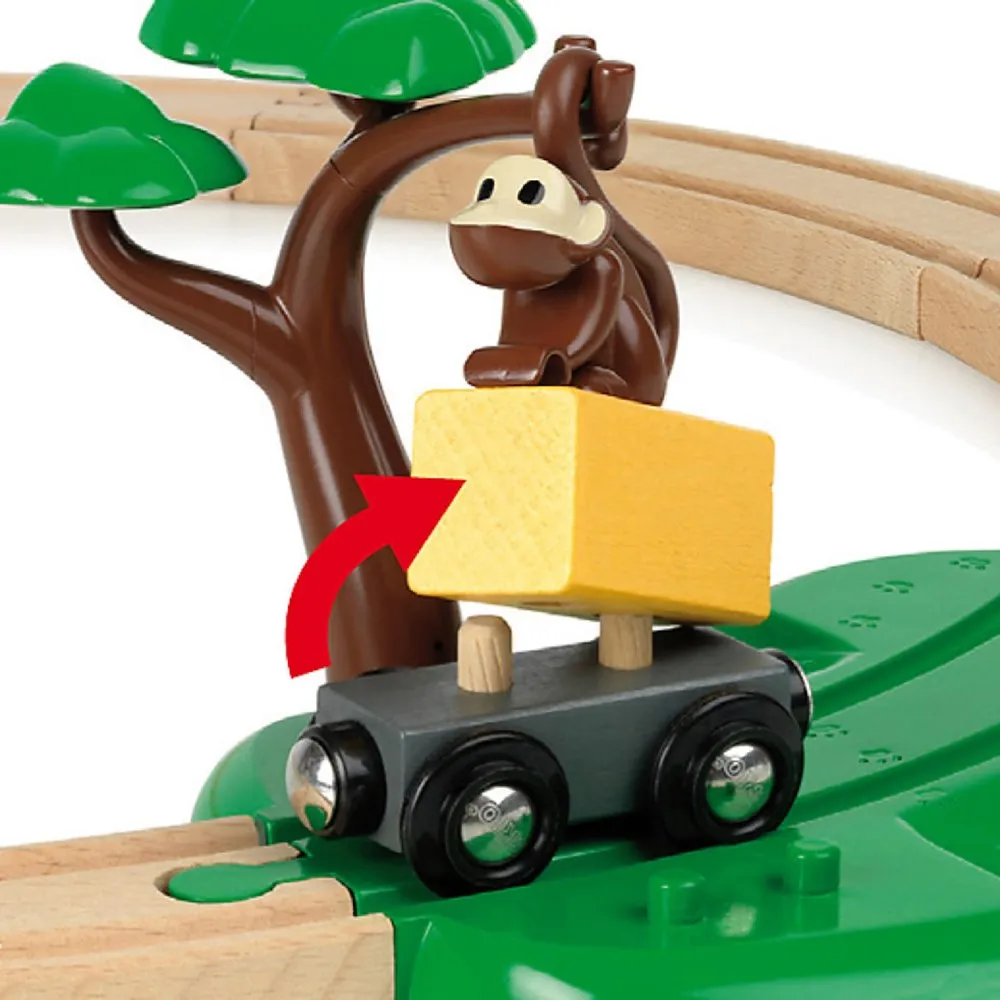 BRIO Set - Safari Railway Set 17 pieces 33720