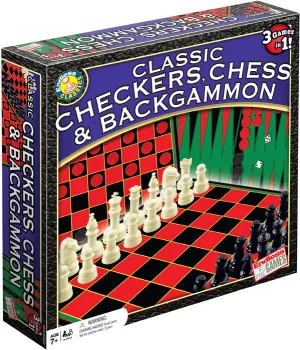 Classic Checkers, Chess & Backgammon