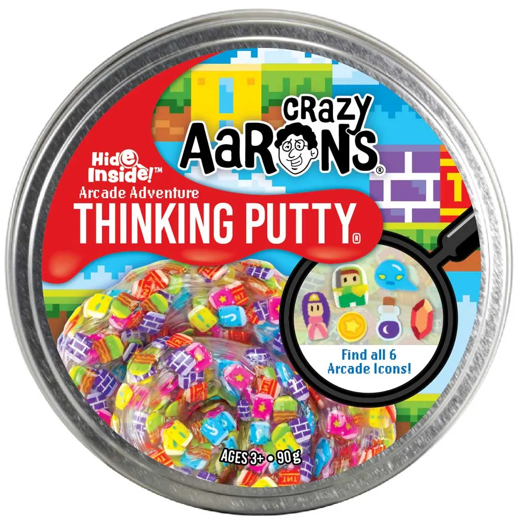 Crazy Aaron's Hide Inside! Arcade Adventures Thinking Putty