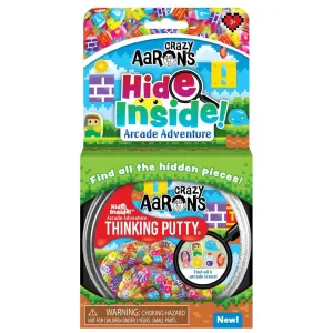 Crazy Aaron's Hide Inside! Arcade Adventures Thinking Putty