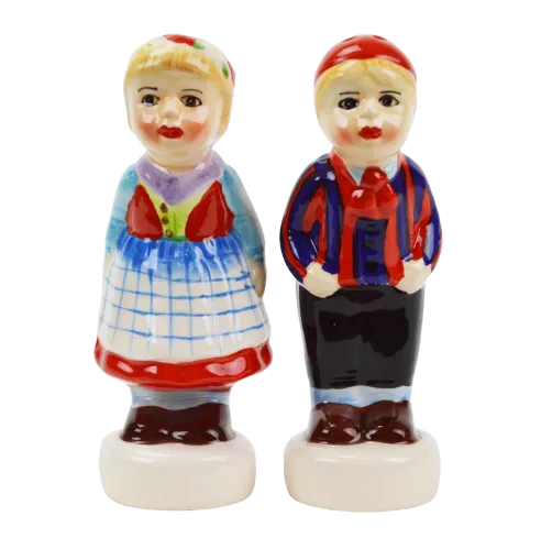 Cute Salt and Pepper Shakers Scandinavian Standing Couple