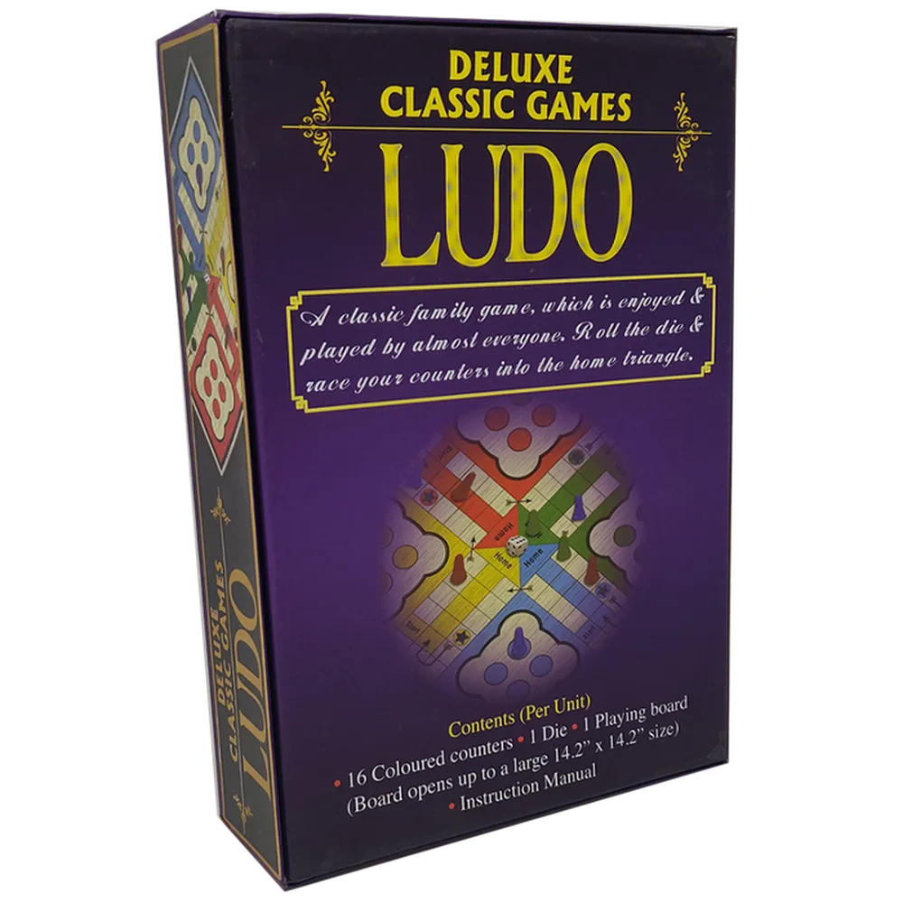 Deluxe Classic Games Ludo For Children