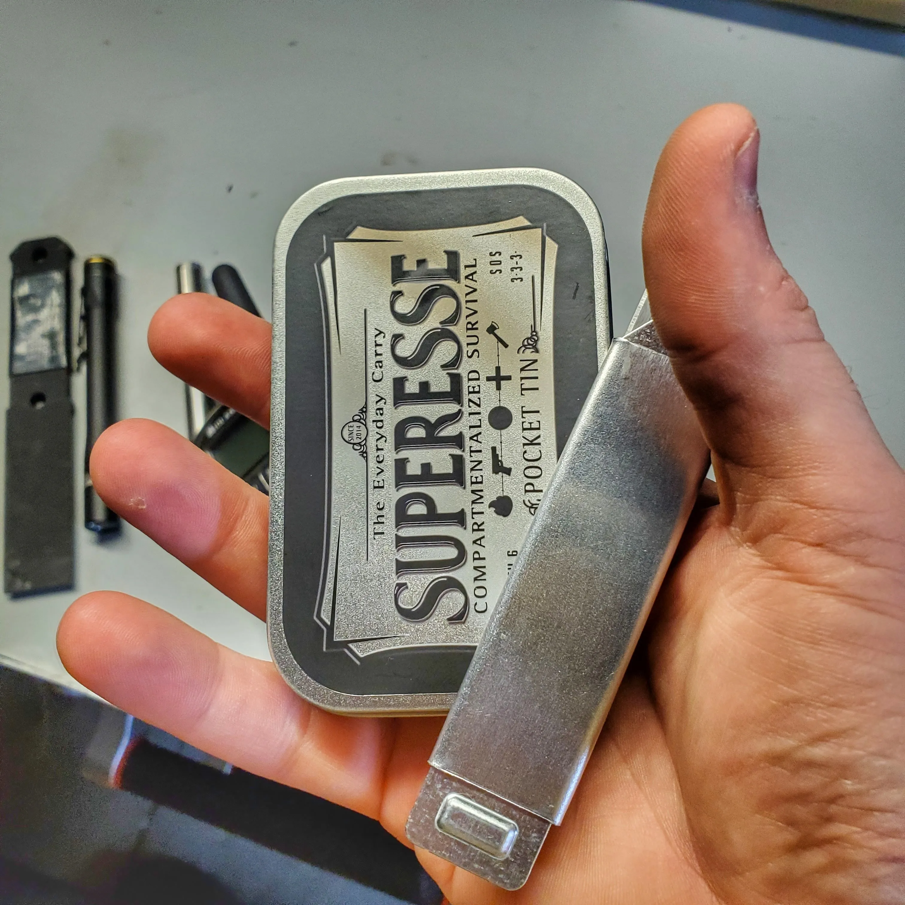 EDC Tin of the Month- Compartmentalized Survival Kits