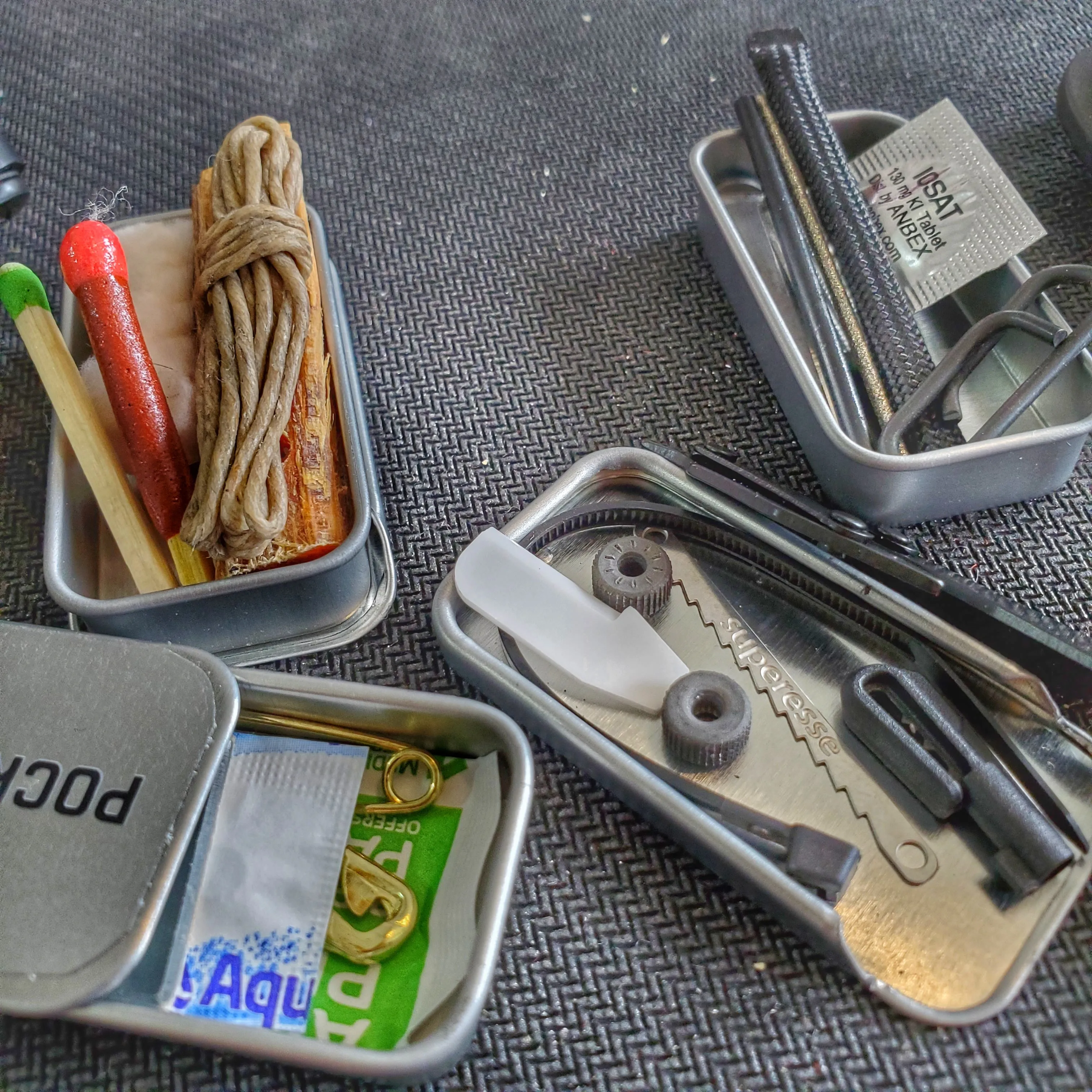 EDC Tin of the Month- Compartmentalized Survival Kits