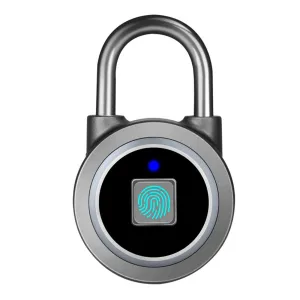 Fingerprint Padlock, Bluetooth Lock, Mobile APP, Keyless Biometric.