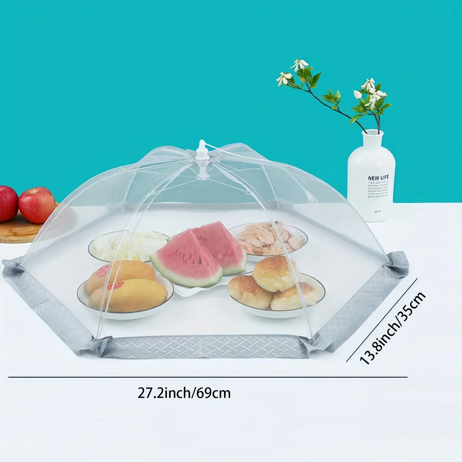 Foldable Dustproof Food Cover Blocks Flies Perfect for Outdoor Events