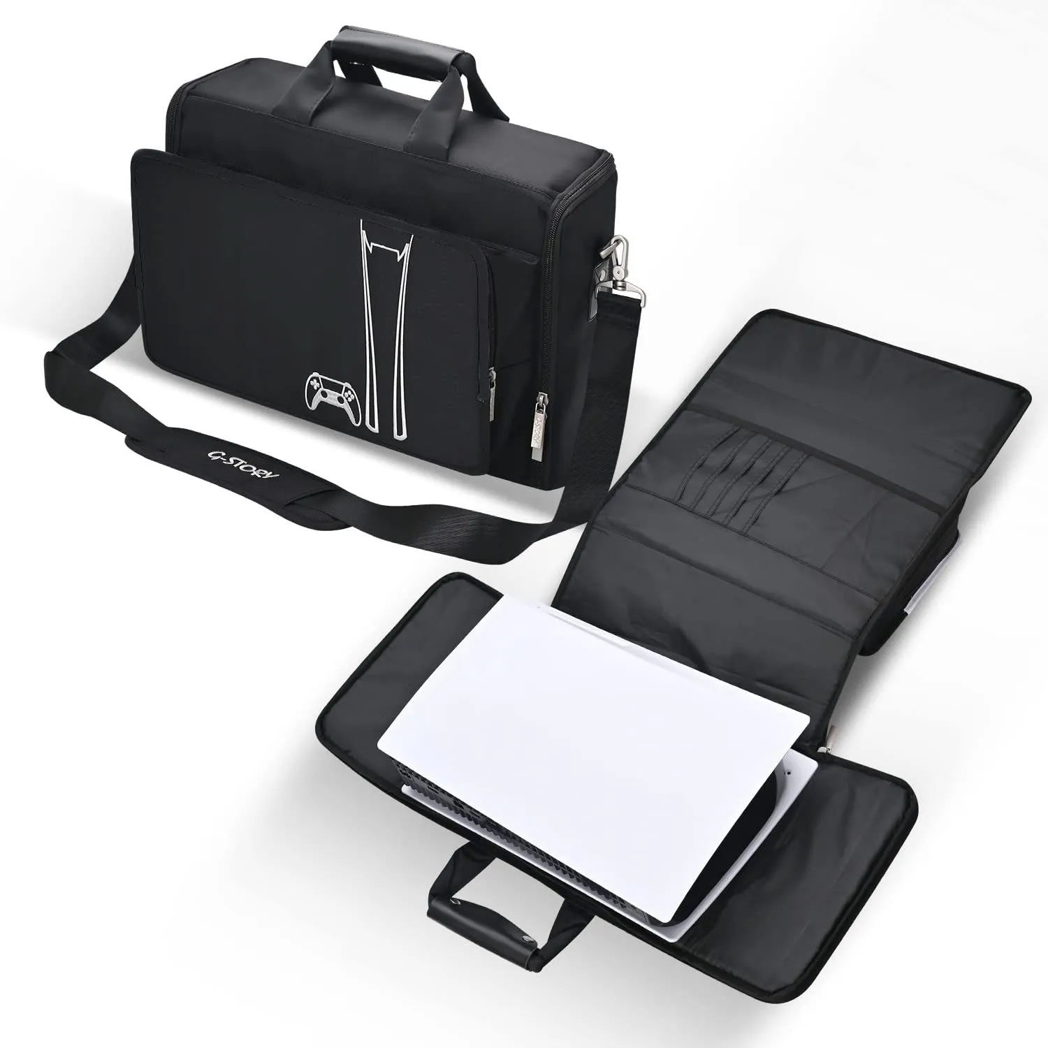 G-STORY PS5 Case, Carrying Case Travel Bag for PS5