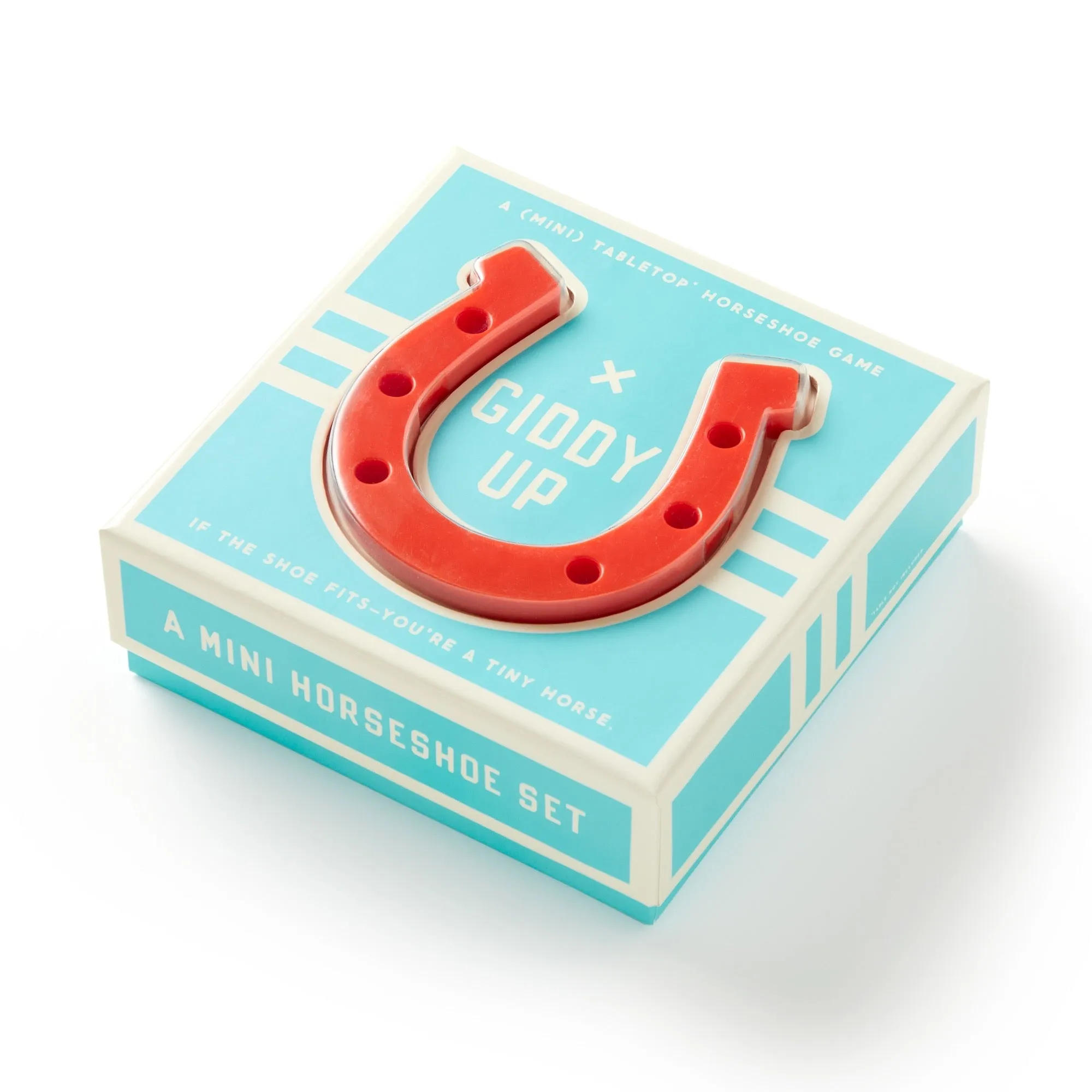 Giddy Up Tabletop Horseshoes Game