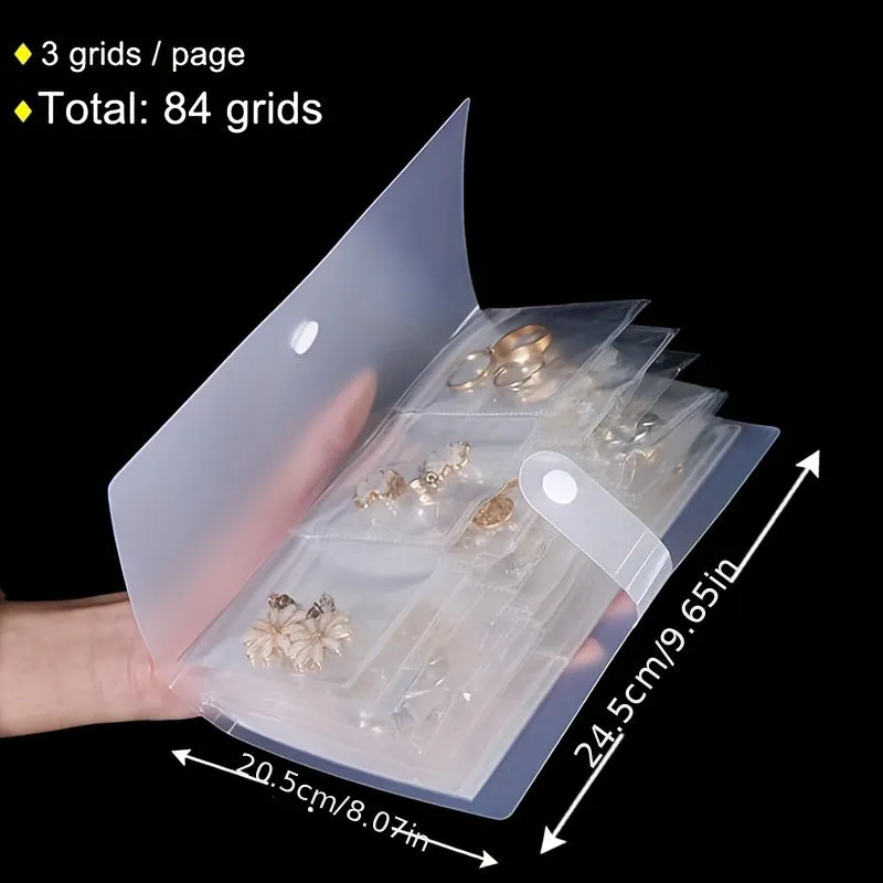 Jewelry Storage Bag Antioxidation Dustproof  Transparent Organizer