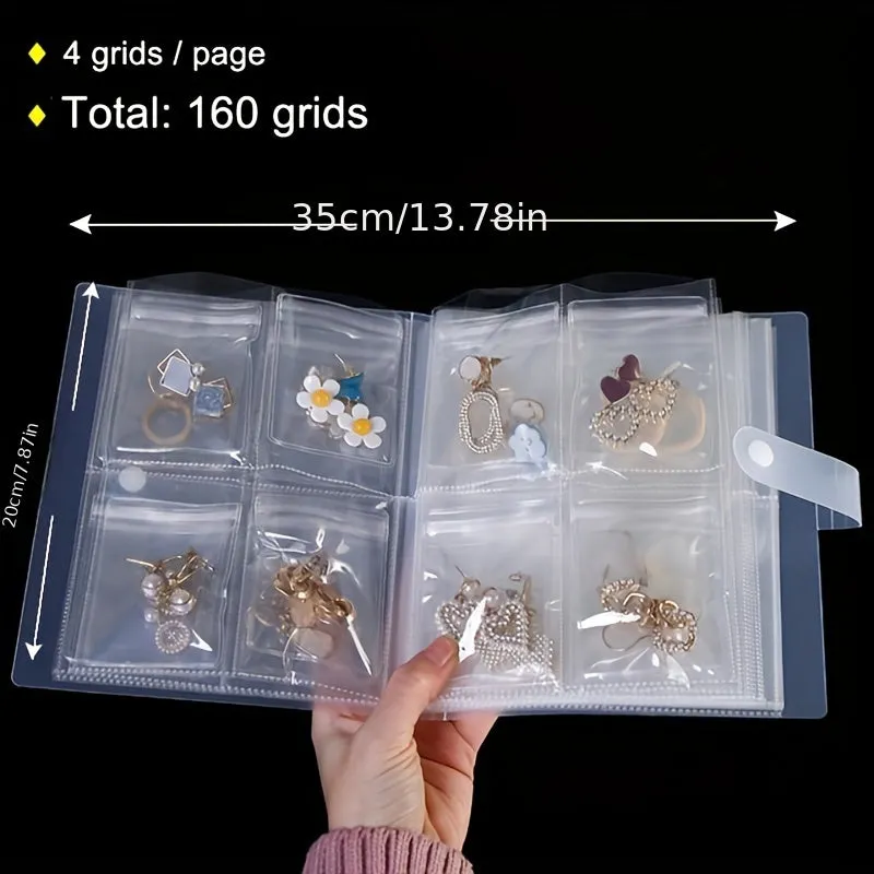 Jewelry Storage Bag Antioxidation Dustproof  Transparent Organizer