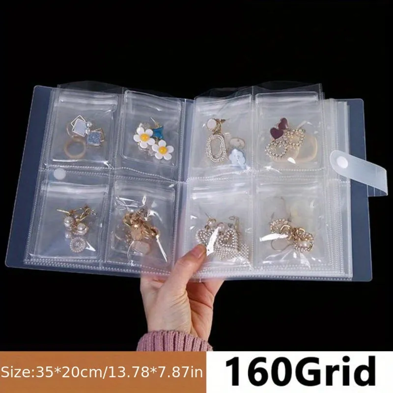 Jewelry Storage Bag Antioxidation Dustproof  Transparent Organizer