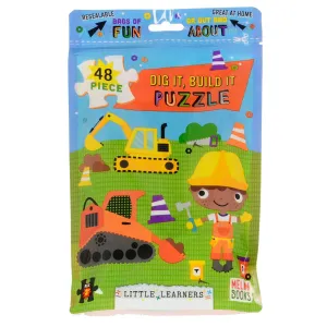 Kids Jigsaw Puzzle 48 Large Pieces Resealable Bag Home Travel