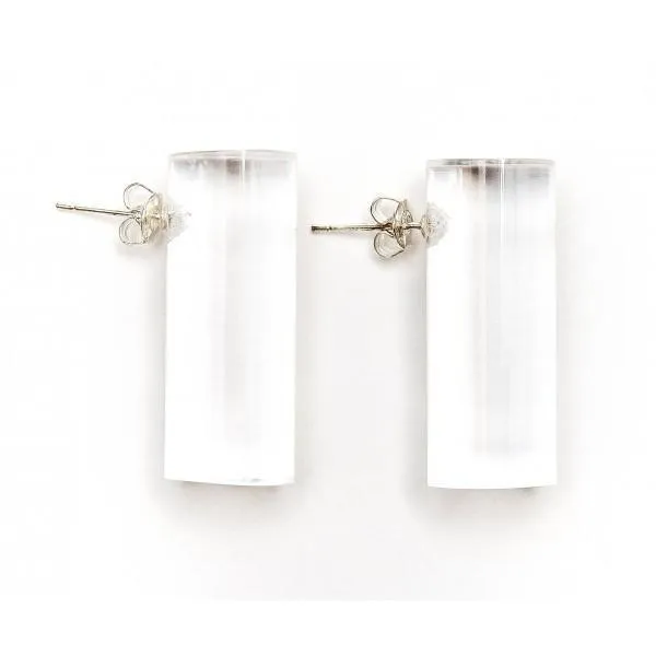 Laurent Guillot Archi Earrings: Clear