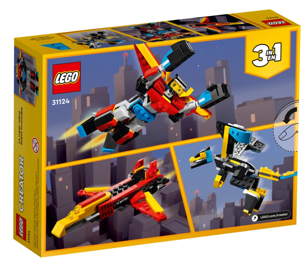 LEGO 31124: Creator: 3-in-1: Super Robot