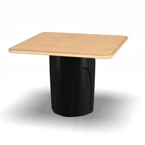 Norix Jupiter Cylinder Base Table with Square Top