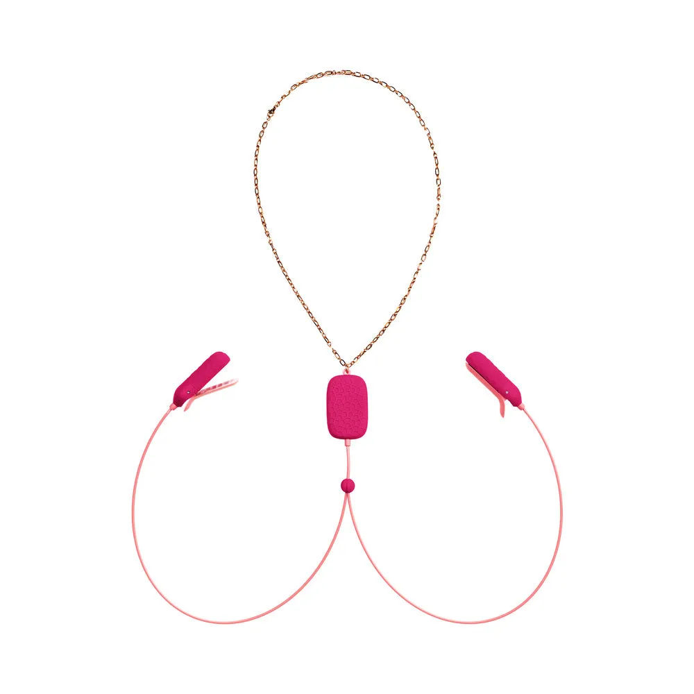 OhMiBod Sphinx Bluetooth App-controlled Wearable Vibrating Nipple Clamps