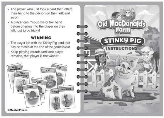 Old MacDonald's Farm - Stinky Pig Card Game