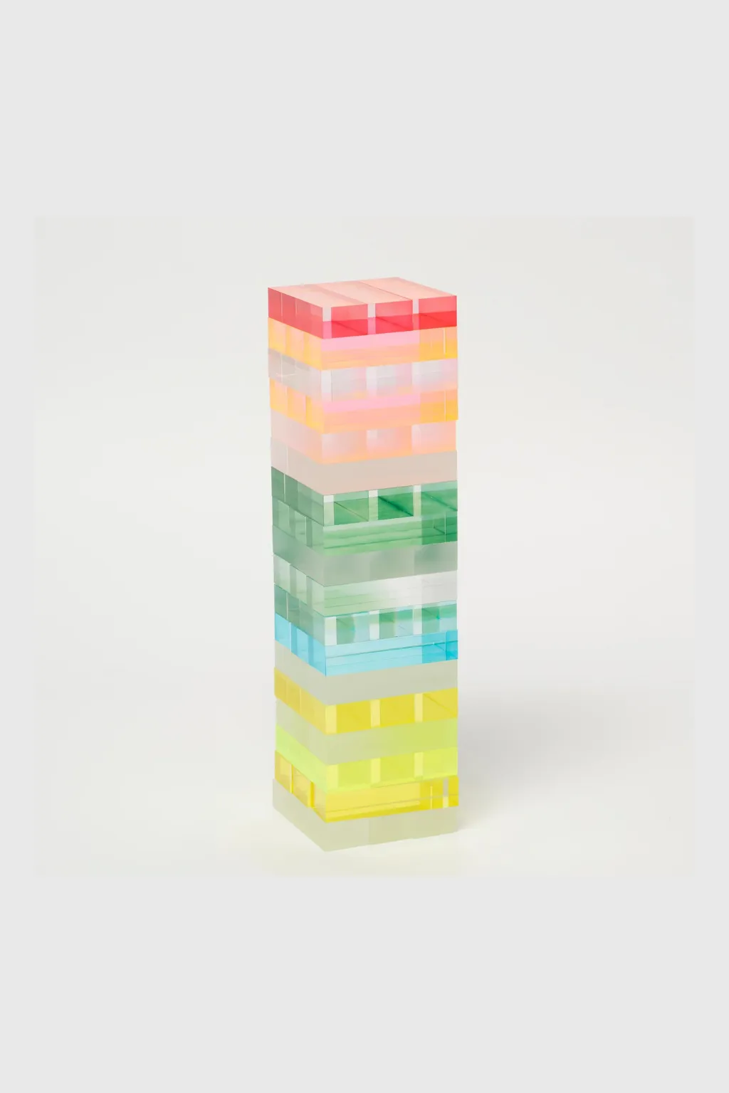 Ombre Lucite Jumbling Tower