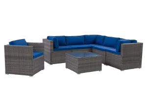 Outdoor Sectional Set, 7pc