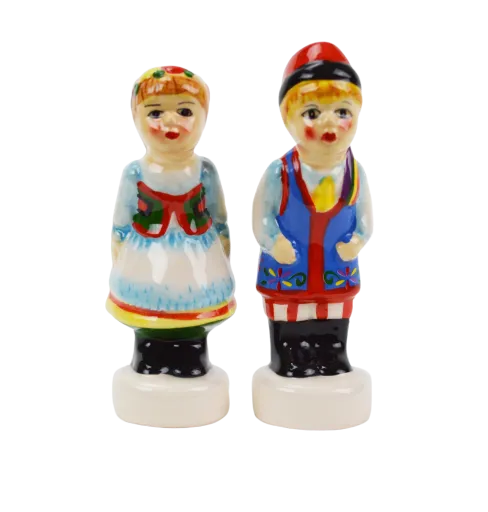 Polish Gift Idea Ceramic Pepper & Salt Set