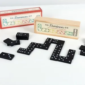 Rex London Wooden Box Dominoes