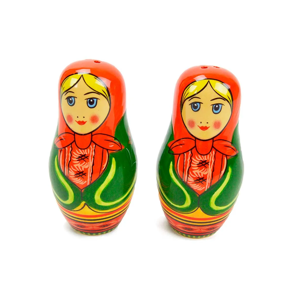 Russian Nesting Doll Collectible Salt & Pepper Set