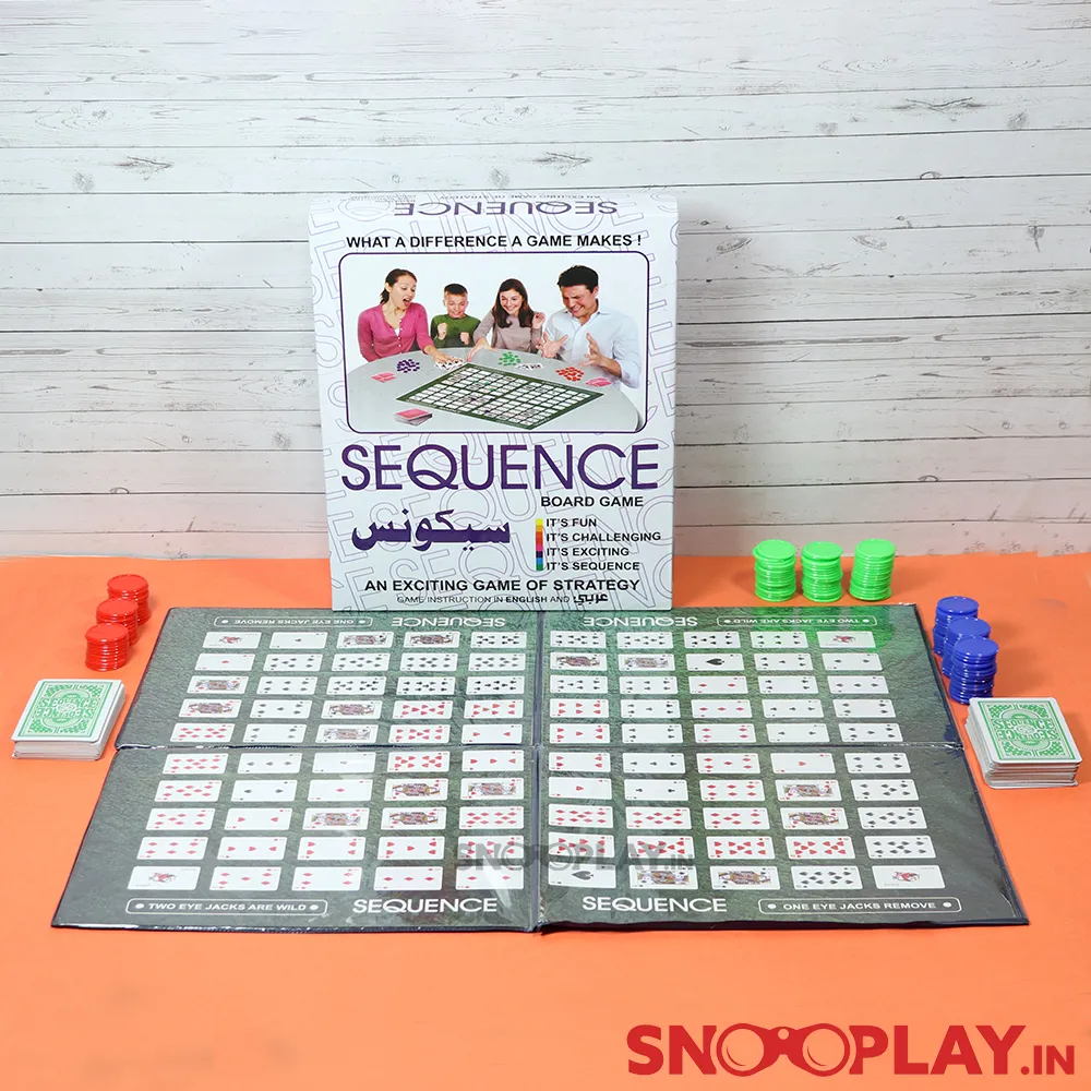 Sequence Board Game for Kids & Grownups