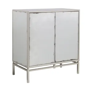 Silvermist - Two Door Cabinet - Silver