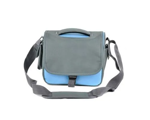 Simple Nylon Camera Shoulder Bag for DSLR SLR Camera - Blue