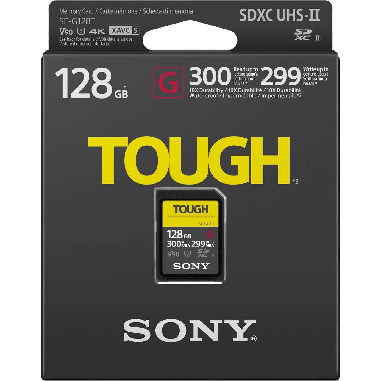 Sony SF-G Tough Series UHS-II SDXC Memory Card