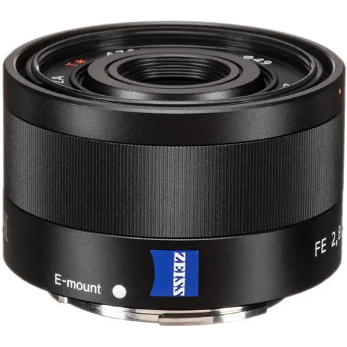 Sony Sonnar T* FE 35mm f/2.8 ZA Lens - w/ 2X 64GB Memory Cards