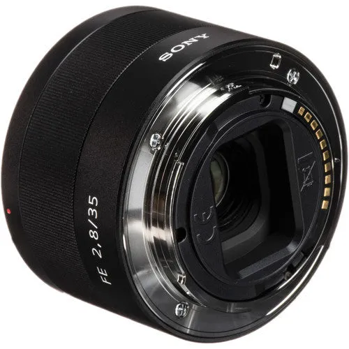 Sony Sonnar T* FE 35mm f/2.8 ZA Lens - w/ 2X 64GB Memory Cards