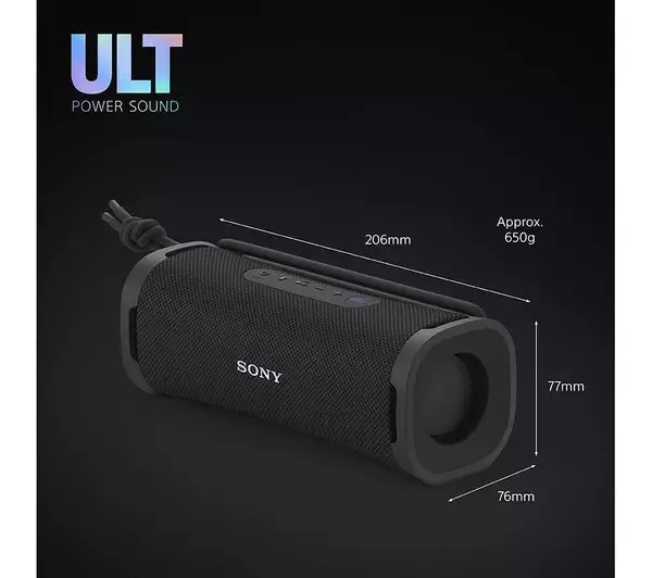 Sony ULT FIELD 1 Wireless Bluetooth Portable Speaker SRSULT10B Black