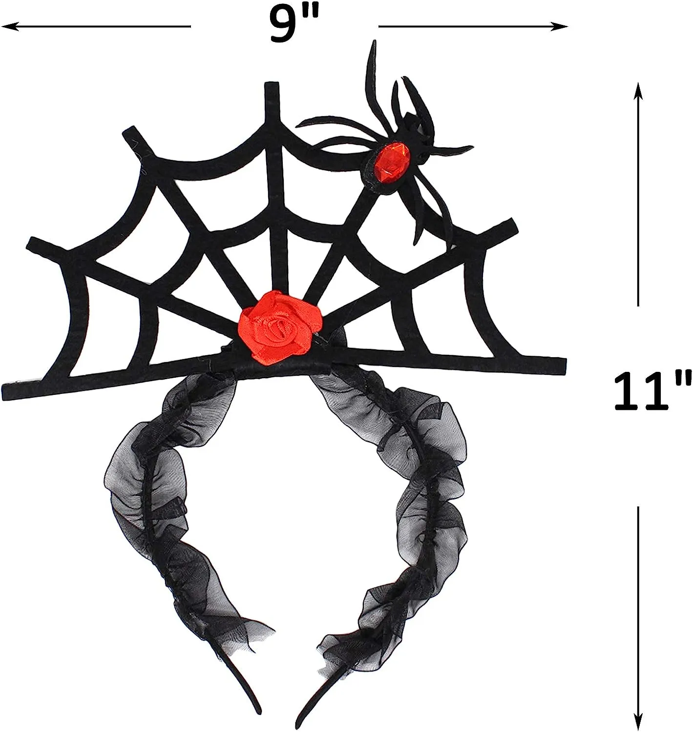 Spider Web Headbands Cosplay, 3 Pcs